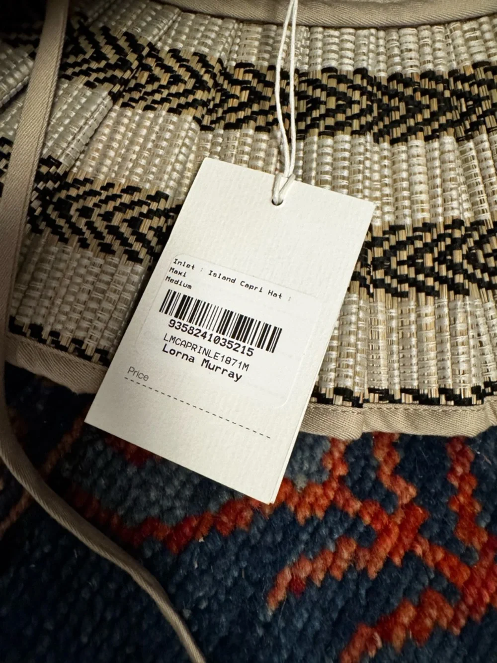 NWT Lorna Murray Island Capri Hat Medium - Picture 2 of 3